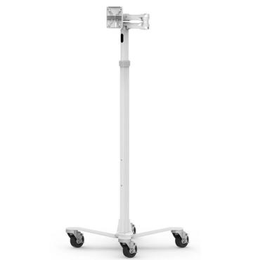Compulocks Universal Invisible Mount Medical Rolling Cart Extended stativ - for bærbar PC / tablet - hvid
