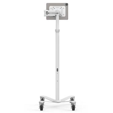 Compulocks Universal Invisible Mount Medical Rolling Cart Extended stativ - for bærbar PC / tablet - hvid