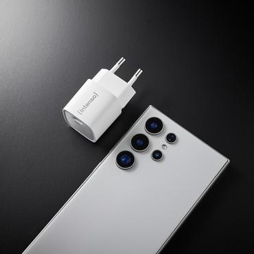 Intenso Power Adapter W30C&sup2; GaN Wei&szlig; 1x USB-C 30W
