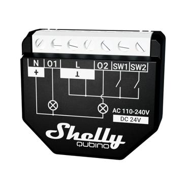 Shelly Wave 2PM, relay (black)