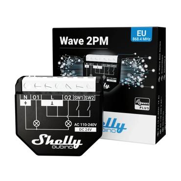 Shelly Wave 2PM, relay (black)