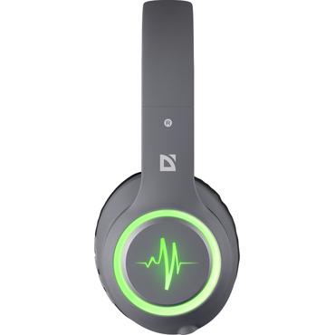 Defender FREEMOTION B571 LED Headset Kabel & tr&aring;dl&oslash;s Opkald/Musik/Sport/Hverdag Bluetooth Gr&aring;