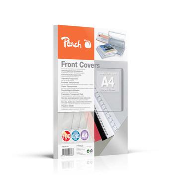 Peach PB100-06 omslag til papirindbinding A4 Transparent 100 stk