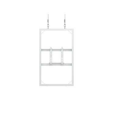 Multibrackets M Pro Series h&ouml;lje - medium - f&ouml;r 2 LCD-bildsk&auml;rmar - ledning, b2b - vit