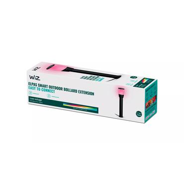 WiZ LV bollard outdoor,4,8W,2700-5000 (RGB),IP65 (Adaptor IP44),black