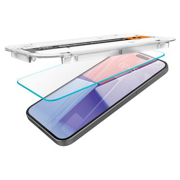 Spigen GLAS.TR EZ FIT 2-Pack - Szkło hartowane do iPhone 15 2 szt