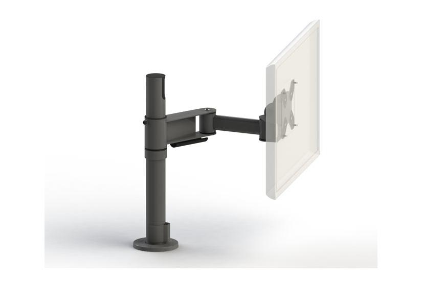 SpacePole - monteringssats - för LCD-display - svart