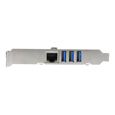 StarTech.com 3 Port PCI Express USB 3.0 Card + Gigabit Ethernet