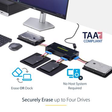 StarTech.com Hårddiskrensare för 2,5 eller 3,5-tums SATA-enheter