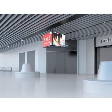 Multibrackets PRO Series M Ceiling Mount Pro MBC1UPHD konsol - för LCD-display - svart