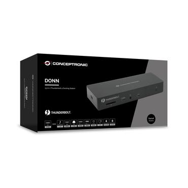 CONCEPTRONIC Dock 13-in-1 USB-C->HDMI,2xUSB-A,USB-C,GbE 96W