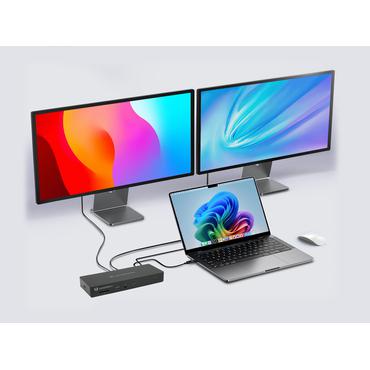 CONCEPTRONIC Dock 13-in-1 USB-C->HDMI,2xUSB-A,USB-C,GbE 96W