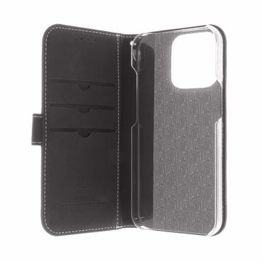 Insmat Exclusive mobiltelefon etui 15,5 cm (6.1") Tegnebogsetui Sort