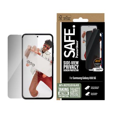 PanzerGlass SAFE. by ® Privacy Skærmbeskyttelse Samsung Galaxy A56 5G | Ultra-Wide Fit m. EasyAligner