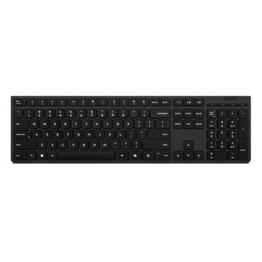 Lenovo 4Y41R64540 tastatur Hjemme/kontor RF tr&aring;dl&oslash;s + Bluetooth US engelsk Sort