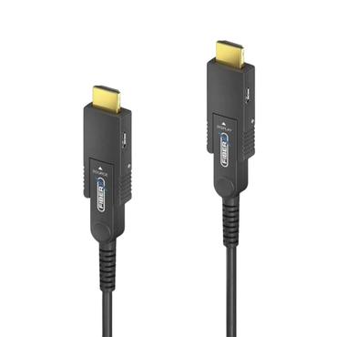 FiberX FX-I352-040 HDMI-kabel 40 m HDMI Type A (Standard) HDMI Type D (Micro) Sort