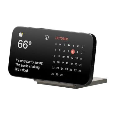 Native Union Rise Solo Qi2 Smartphone Lys grå USB Trådløs opladning Indendørs