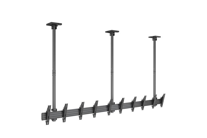 Multibrackets M Pro Series MBC5X1UP monteringssæt - vipning - for 5 LCD displays - portræt - sort