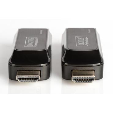DIGITUS Professional DS-55203 Mini HDMI Extender Set - f&ouml;rl&auml;ngd r&auml;ckvidd f&ouml;r audio/video - HDMI