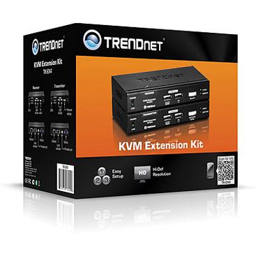 TRENDnet TK-EX4 KVM Extension Kit - f&ouml;rl&auml;ngare f&ouml;r tangentbord/video/mus