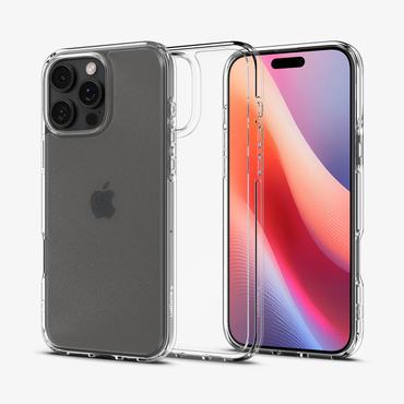 Spigen Ultra Hybrid iPhone 16 Pro frost clear motsvarar på svenska: Spigen Ultra Hybrid iPhone 16 Pro frost klar.