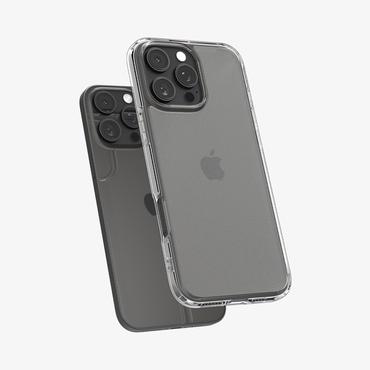 Spigen Ultra Hybrid iPhone 16 Pro frost clear motsvarar på svenska: Spigen Ultra Hybrid iPhone 16 Pro frost klar.