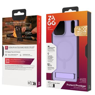 ZAGG Sedona Snap Kickstand mobiltelefon etui 17,5 cm (6.9") Cover Lilla