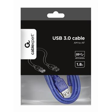 Gembird - USB-f&ouml;rl&auml;ngningskabel - USB typ A till USB typ A - 1.8 m