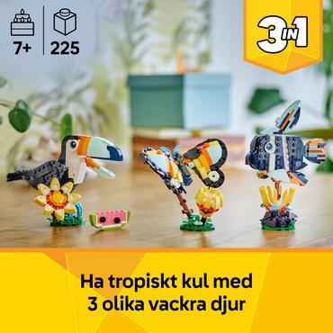 LEGO Creator 31173 Dzikie Zwierzęta: Tropikalny Tukan
