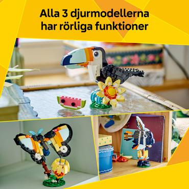 LEGO Creator 31173 Dzikie Zwierzęta: Tropikalny Tukan
