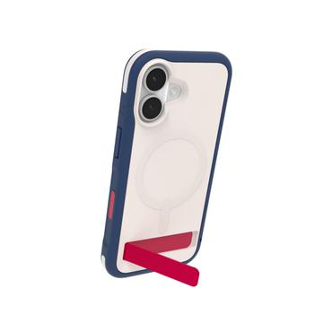ZAGG Sedona Snap Kickstand mobiltelefon etui 16 cm (6.3") Cover Bl&aring;, R&oslash;d, Hvid