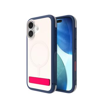 ZAGG Sedona Snap Kickstand mobiltelefon etui 16 cm (6.3") Cover Bl&aring;, R&oslash;d, Hvid