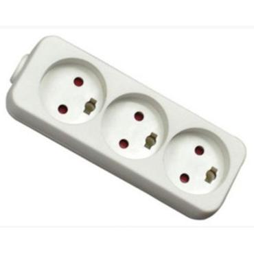 EL-stikdåse med 3 udtag