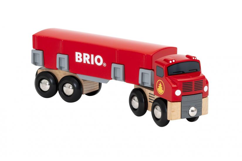 BRIO wooden transporter with magnetic charge - 33657