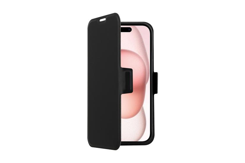 SCREENOR Mobilcover - Tegnebogsetui - Sort - Imiteret læder, TPU