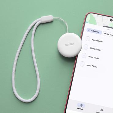 HAMA Item finder Android "Find My" App Bluetooth 1 pcs White