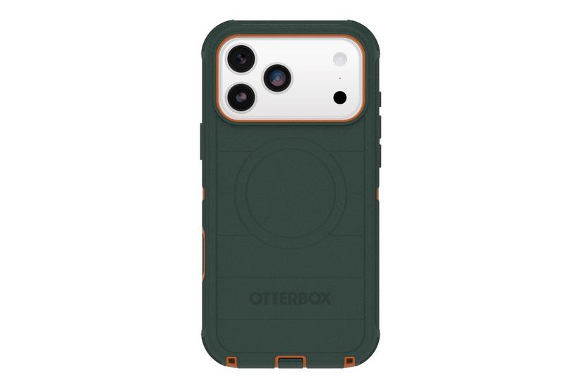 OtterBox Defender Pro MagSafe Camera Control Apple iPhone 17 Pro Max Coopersmith - green