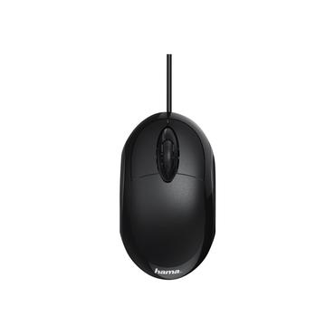 Hama MC-100 - mus - USB - sort