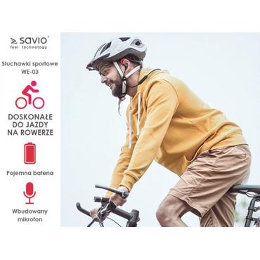 SAVIO WE-03 - øreproptelefoner med mik.