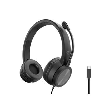Conceptronic POLONA05BC hovedtelefoner/headset Ledningsført Opkald/musik USB Type-C Sort