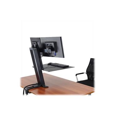 Ergotron WorkFit-SR Dual Monitor Standing Desk Workstation