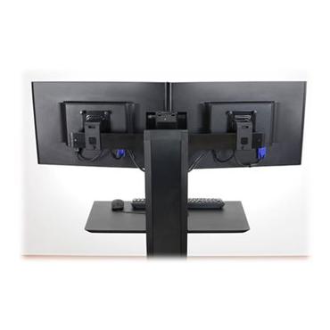 Ergotron WorkFit-SR Dual Monitor Standing Desk Workstation