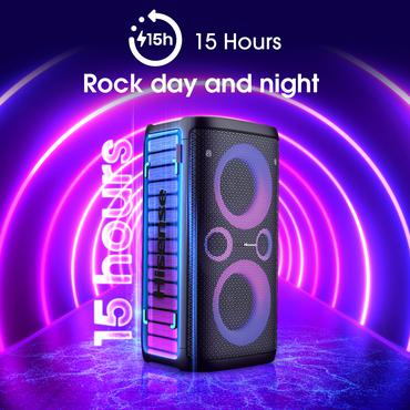 Hisense PartyRocker One HP100 Festtaler Sort, Gr&oslash;n 300 W