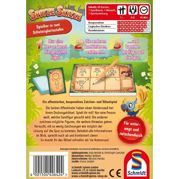 Schmidt Spiele 40642 brætspil 15 min. Tegning