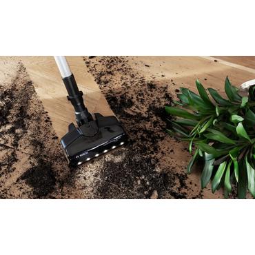 Bosch BBS711W stav støvsuger & elektrisk kost 2-i-1 stangstøvsuger Batteri Dry Hygiejnefilter Poseløs 0,3 L Hvid