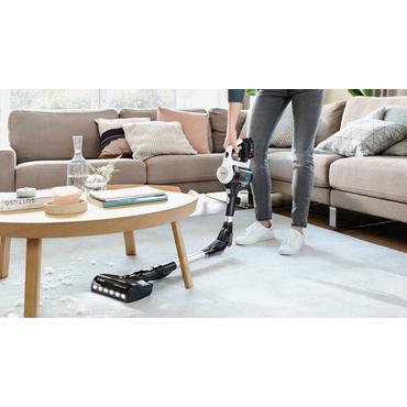 Bosch BBS711W stav støvsuger & elektrisk kost 2-i-1 stangstøvsuger Batteri Dry Hygiejnefilter Poseløs 0,3 L Hvid
