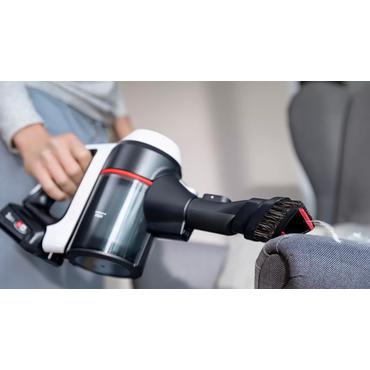 Bosch BBS711W stav støvsuger & elektrisk kost 2-i-1 stangstøvsuger Batteri Dry Hygiejnefilter Poseløs 0,3 L Hvid