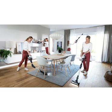 Bosch BBS711W stav støvsuger & elektrisk kost 2-i-1 stangstøvsuger Batteri Dry Hygiejnefilter Poseløs 0,3 L Hvid