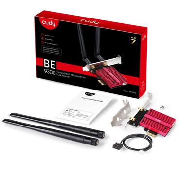 *CUDY WE9300 ether adapt PCI-E WiFi 7 BE9300