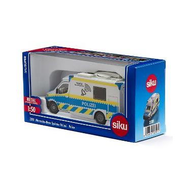 Siku Mercedes-Benz Sprinter Police Politibilmodel Formonterede 1:50